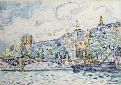 Le Palais du Louvre by Paul Signac
