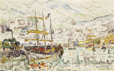 Le Port de Saint-Malo, 1930 by Paul Signac