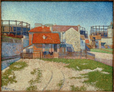 The Gasometers, Clichy by Paul Signac