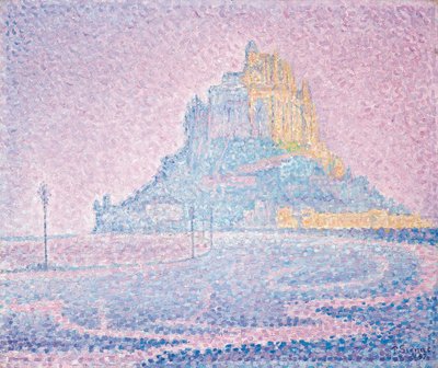 Mont Saint-Michel, Fog and Sun, 1897 by Paul Signac