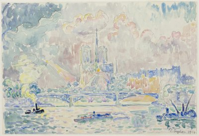 Notre Dame by Paul Signac