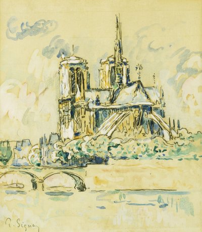 Notre Dame by Paul Signac