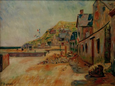 Port-en-Bessin. July 14th by Paul Signac