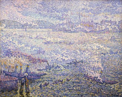Rotterdam. The Fumes by Paul Signac