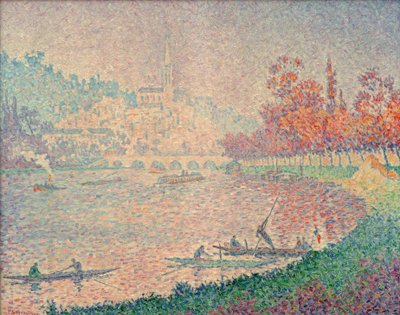 Saint-Cloud (The Seine at Saint-Cloud) by Paul Signac