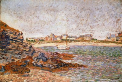 St. Briac, Harbor View by Paul Signac