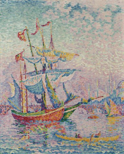 The Golden Horn. The Bridge by Paul Signac