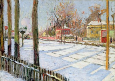 The Snow, Bois, 1886 by Paul Signac