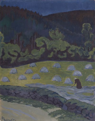 Haymaking by Moonlight by Paul Sérusier