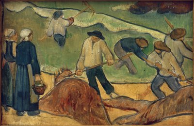 Landscape with Seaweed Fishers by Paul Sérusier