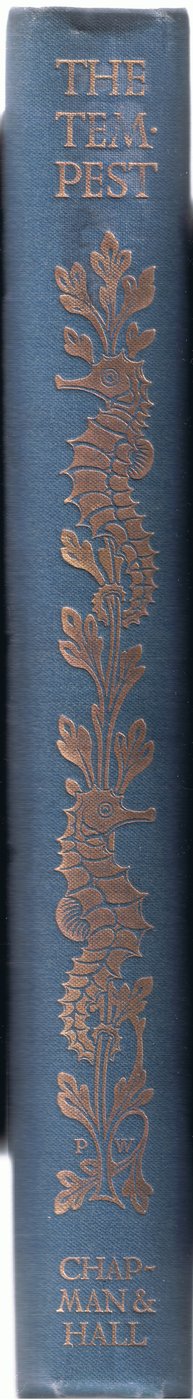 Spine design, illustration from The Tempest, 1908 by Paul Vincent Woodroffe