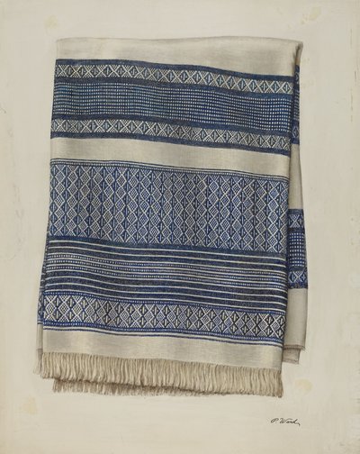 Homespun Tablecloth by Paul Ward