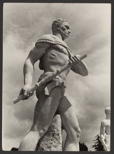 Modern Sculpture in a Sports Field by Paul Wolff