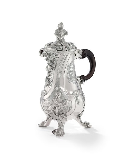 George II Coffee Pot by Paul de Lamerie