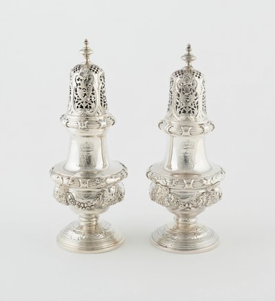 Pair of Casters, London by Paul de Lamerie