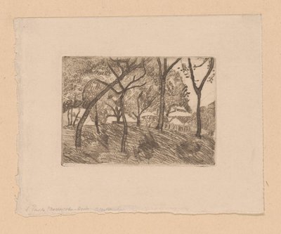 Forest View by Paula Modersohn Becker (signed by artist)