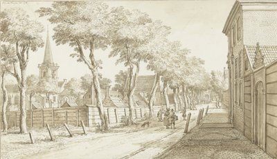 View of Katwijk Binnen by Paulus Constantijn la Fargue