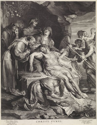 Entombment of Christ by Paulus Pontius