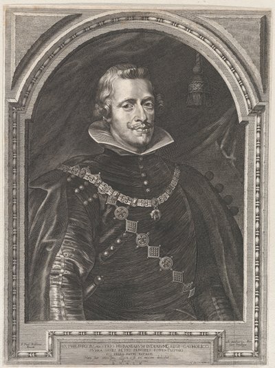 Portrait of Philip IV by Paulus Pontius
