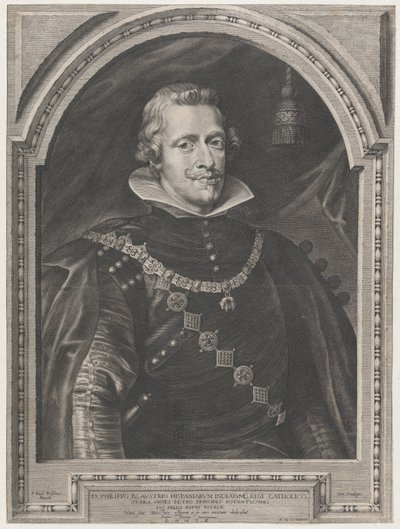 Portrait of Philip IV by Paulus Pontius