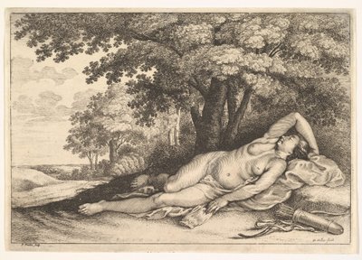 Sleeping Huntress, 1625-77 by Paulus Potter