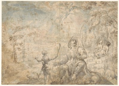 Annunciation to the Shepherds by Paulus Willemsz. van Vianen