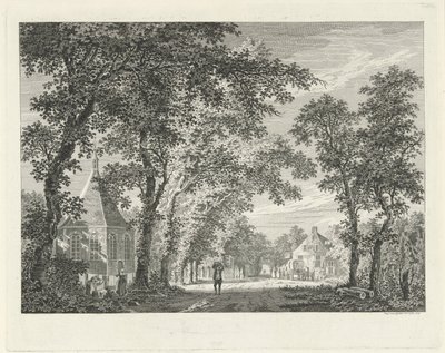 Village View in Driebergen, 1754 by Paulus van Liender