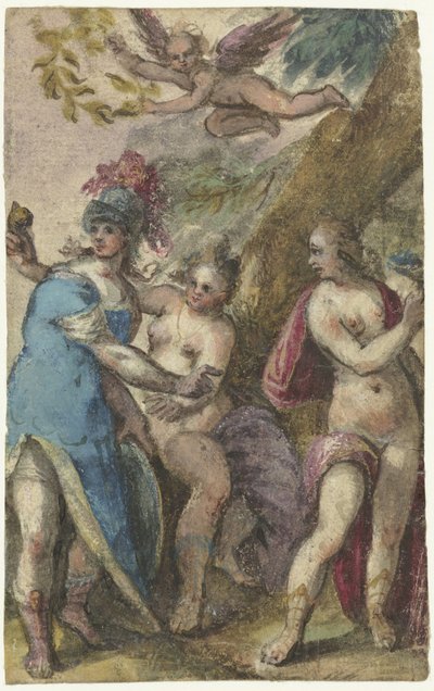 The Judgment of Paris by Paulus van Wtewael (possibly)