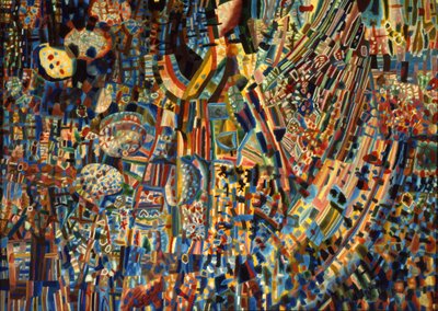 Composition by Pavel Nikolayevich Filonov