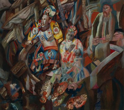 East and West by Pavel Nikolayevich Filonov