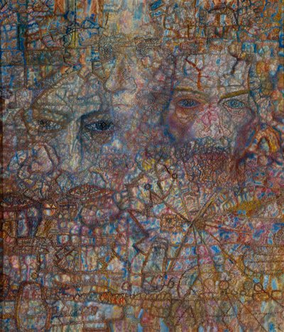 Faces by Pavel Nikolayevich Filonov