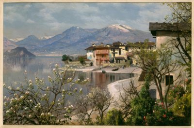 Spring at Lake Como by Peder Monsted