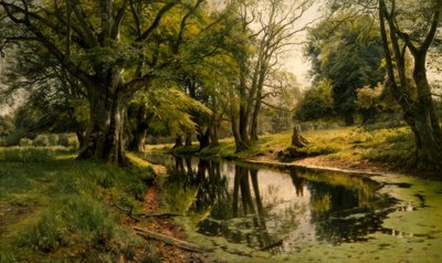 Still Water in the Forest by Peder Monsted