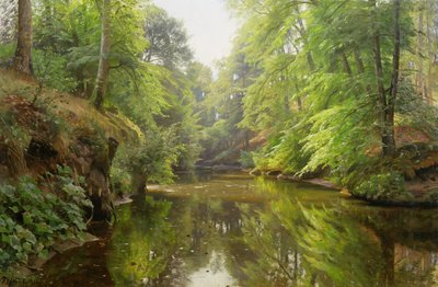 The Quiet River, 1913 by Peder Monsted