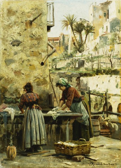 The Washerwomen by Peder Monsted