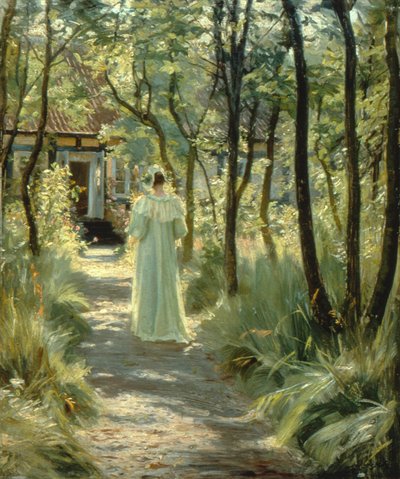 Marie in the Garden by Peder Severin Krøyer