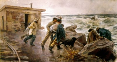 Rescue of a shipwreck by Pedro Ferrer Calatayud