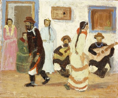 Creole Dancing by Pedro Figari