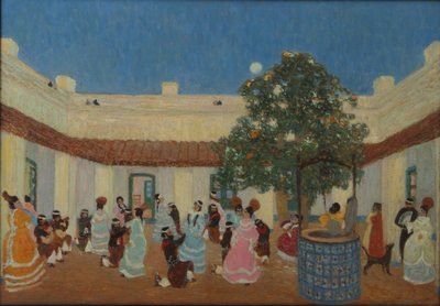 Patio by Pedro Figari