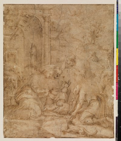 Adoration of the Shepherds by Pedro de (attr.to) Campaña