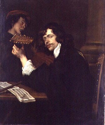 Portrait of a musician by Peeter Franchoys