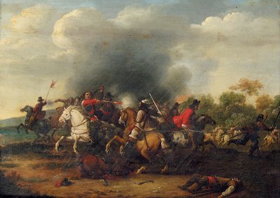 A Cavalry Skirmish by Peeter Snayers