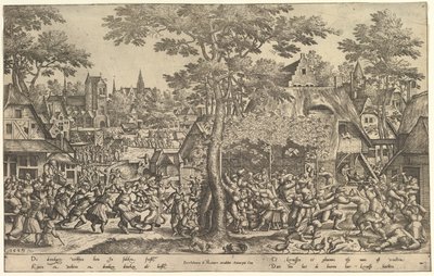 Peasant Fair by Peeter van der Borcht