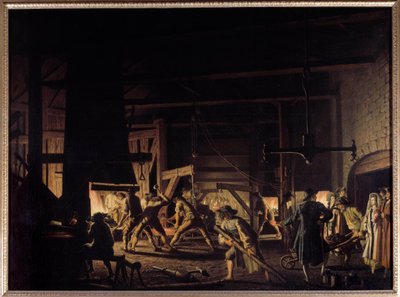 A Forge in the 18th Century by Pehr Hilleström