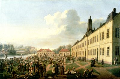 Harvestbeer at Svartsjo by Pehr Hilleström