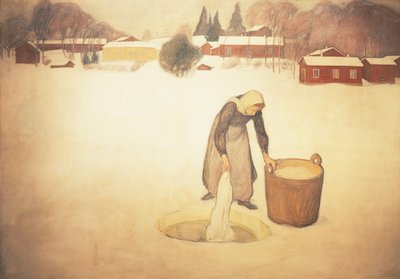 The Washerwoman by Pekka Halonen