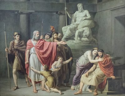 Leonidas Condemns Celembrotus by Pelagio Palagi