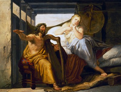 Ossian and Malvina by Pelagio Palagi