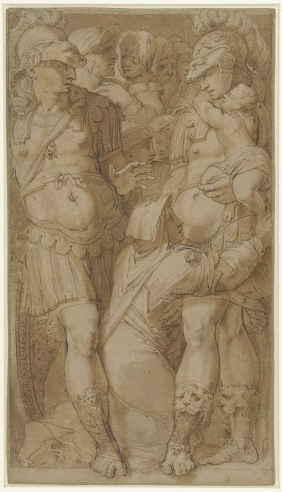 Alexander Pardons the Family of Darius by Pellegrino Tibaldi