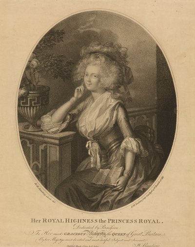 Her Royal Highness the Princess Royal by Peltro W. Tomkins